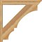 Ekena Millwork Balboa Traditional Rough Sawn Outlooker, Western Red Cedar, 6"W x 38"D x 38"H OUT06X38X38BOA01RWR - alternate 2